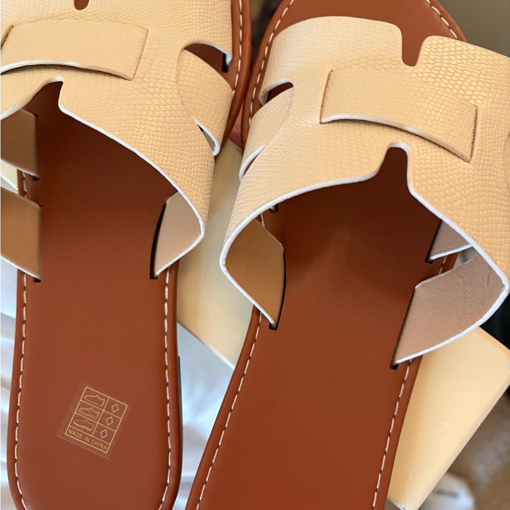 Elegant Cream Sandals